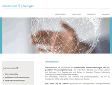 Tablet Screenshot of johannsen.info